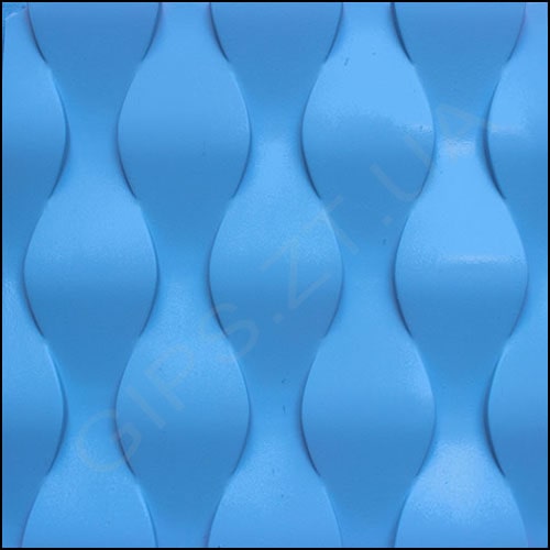 Житомир, гипсовая 3д панель чешуя, дизайнерское решение для отделки стен, окрашена латексной краской, синий, розвовый и другие цвета (2)