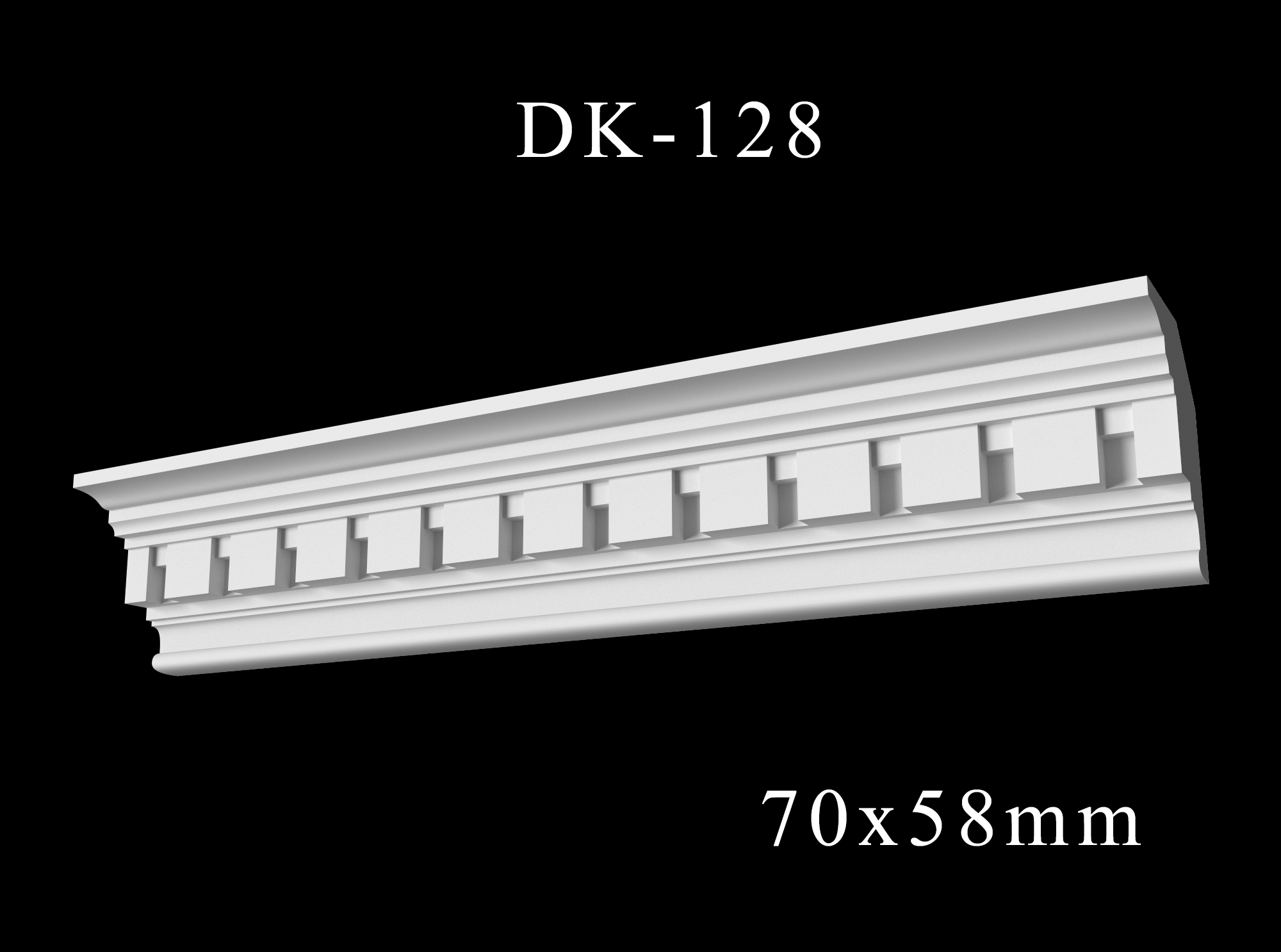 Карниз гипсовый с орнаментом