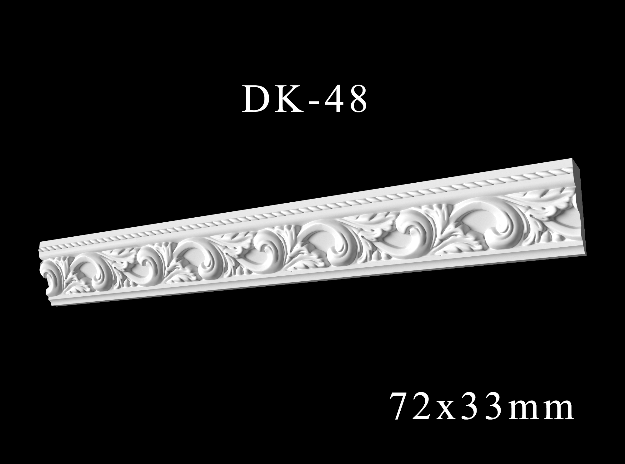 Карниз гипсовый